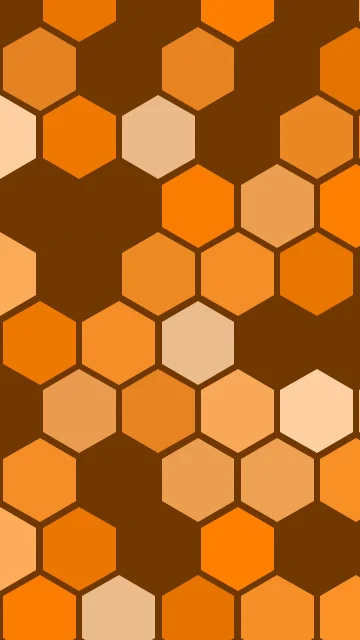 Vivid Tangerine hexagon phone wallpaper — free HD vivid tangerine mobile wallpaper 1080x1920
