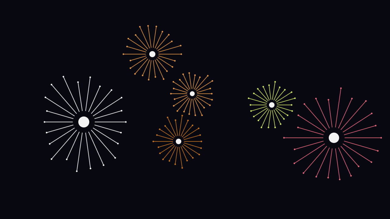 Walnut fireworks background — free HD walnut color wallpaper 1920x1080