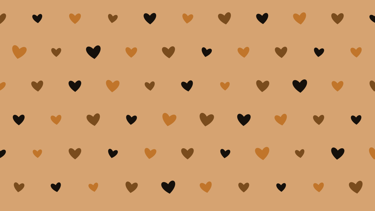 Walnut hearts background — free HD walnut color wallpaper 1920x1080