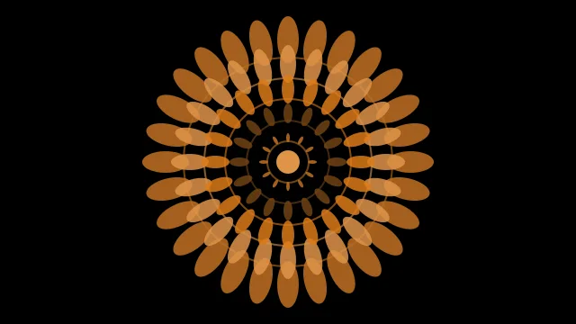 Walnut mandala background — free HD walnut color wallpaper 1920x1080
