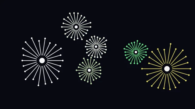 Willow Green fireworks background — free HD willow green color wallpaper 1920x1080