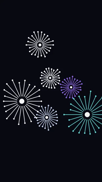 Wisteria Blue fireworks phone wallpaper — free HD wisteria blue mobile wallpaper 1080x1920