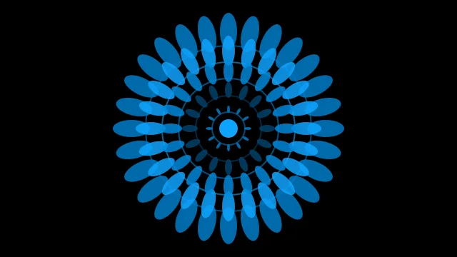 Yale Blue mandala background — free HD yale blue color wallpaper 1920x1080