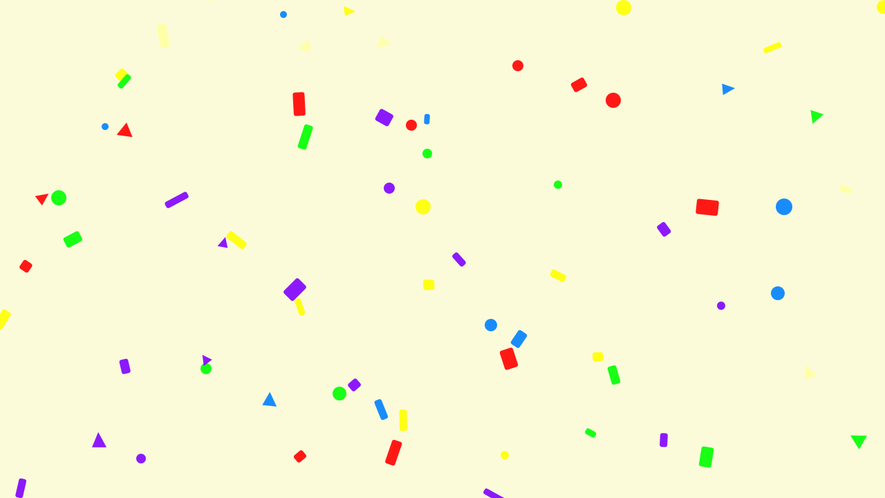 Yellow confetti background — free HD yellow color wallpaper 1920x1080