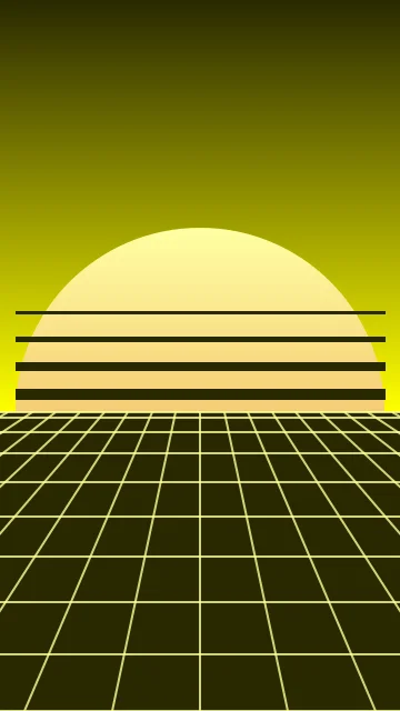 Yellow vaporwave phone wallpaper — free HD yellow mobile wallpaper 1080x1920