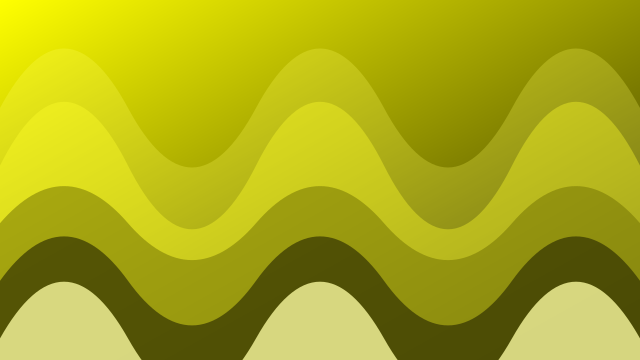 Yellow waves background — free HD yellow color wallpaper 1920x1080
